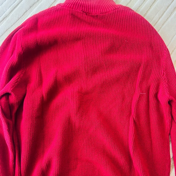 Merona Men's ribbed Red Sweater XL - Picture 4 of 4